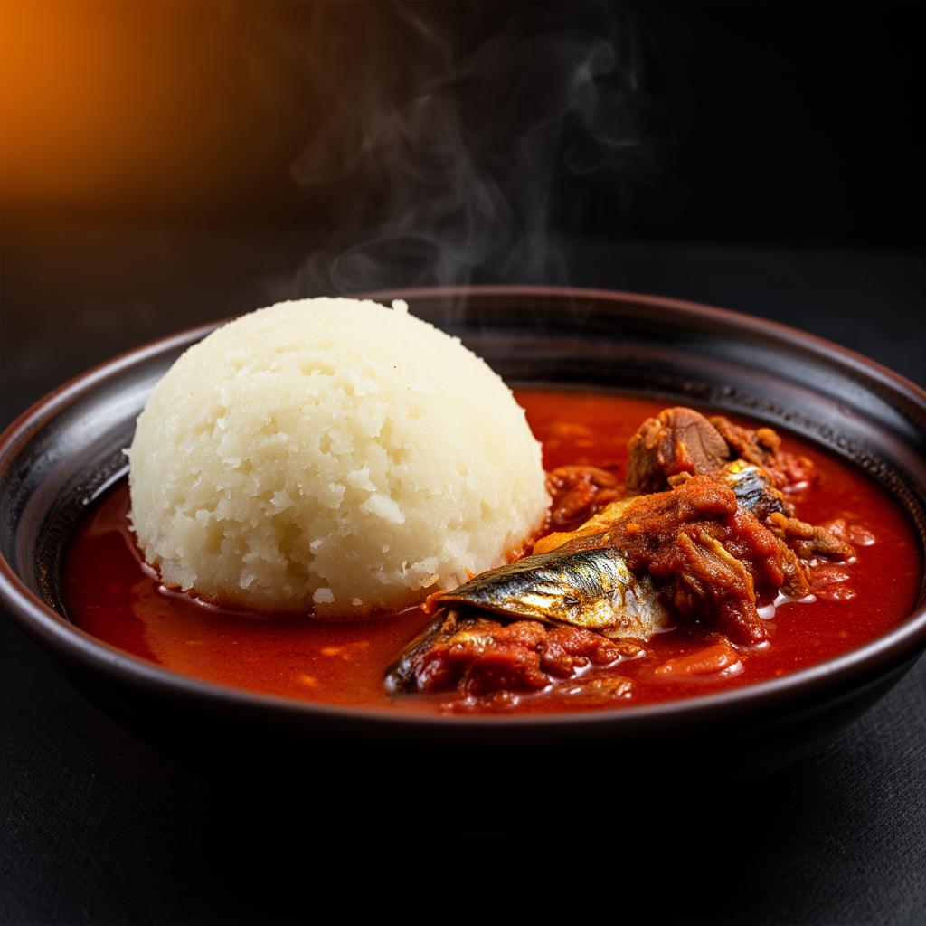 Foutou sauce graine